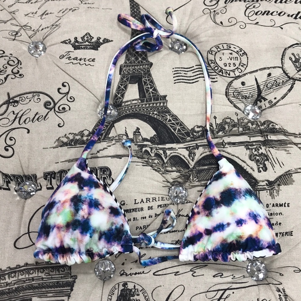 SPLENDID Going Coastal Reversible Triangle Bra - Picture 4 of 9